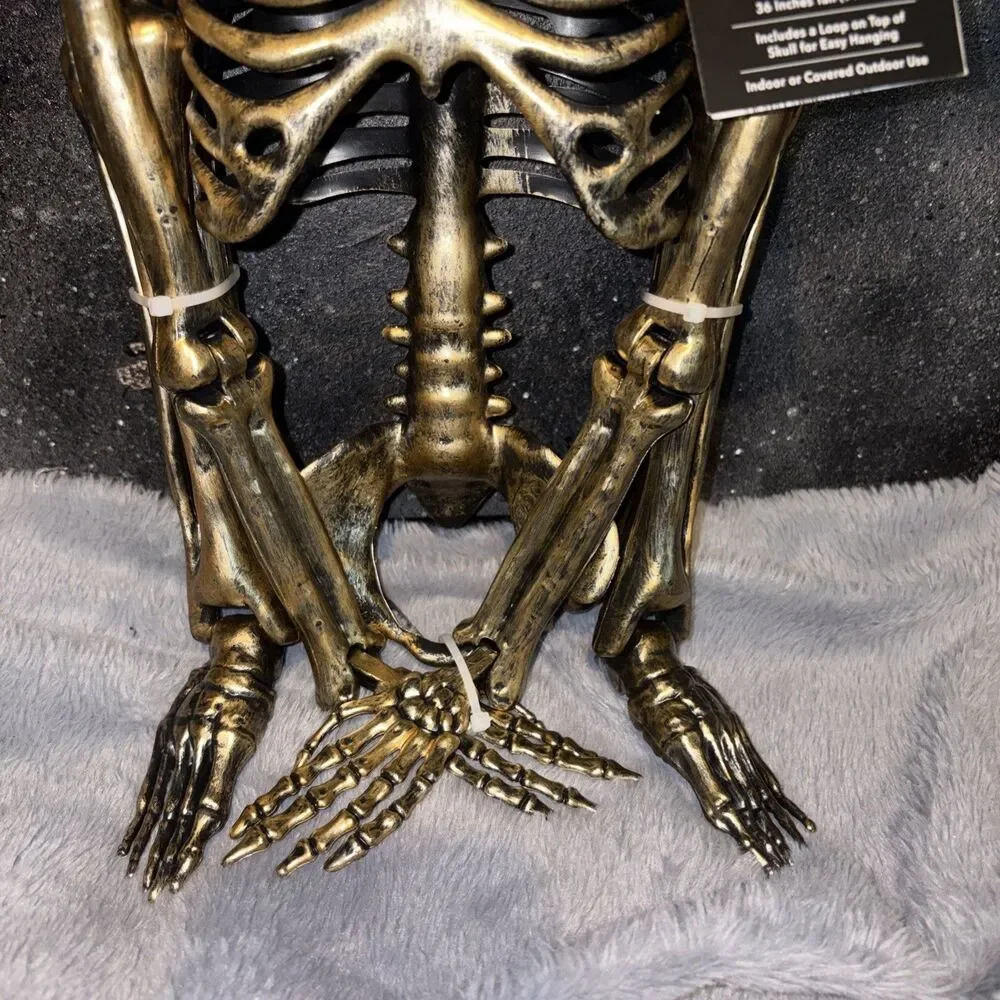 The Halloween Collection 36” Posable Skeleton - New Party Goth Grim Decorations